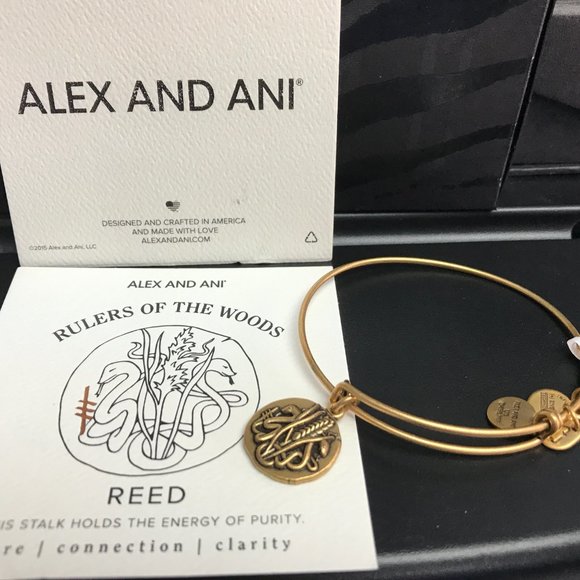 ALEX AND ANI Rulers of the Woods REED Bangle Bracelet - Picture 7 of 7